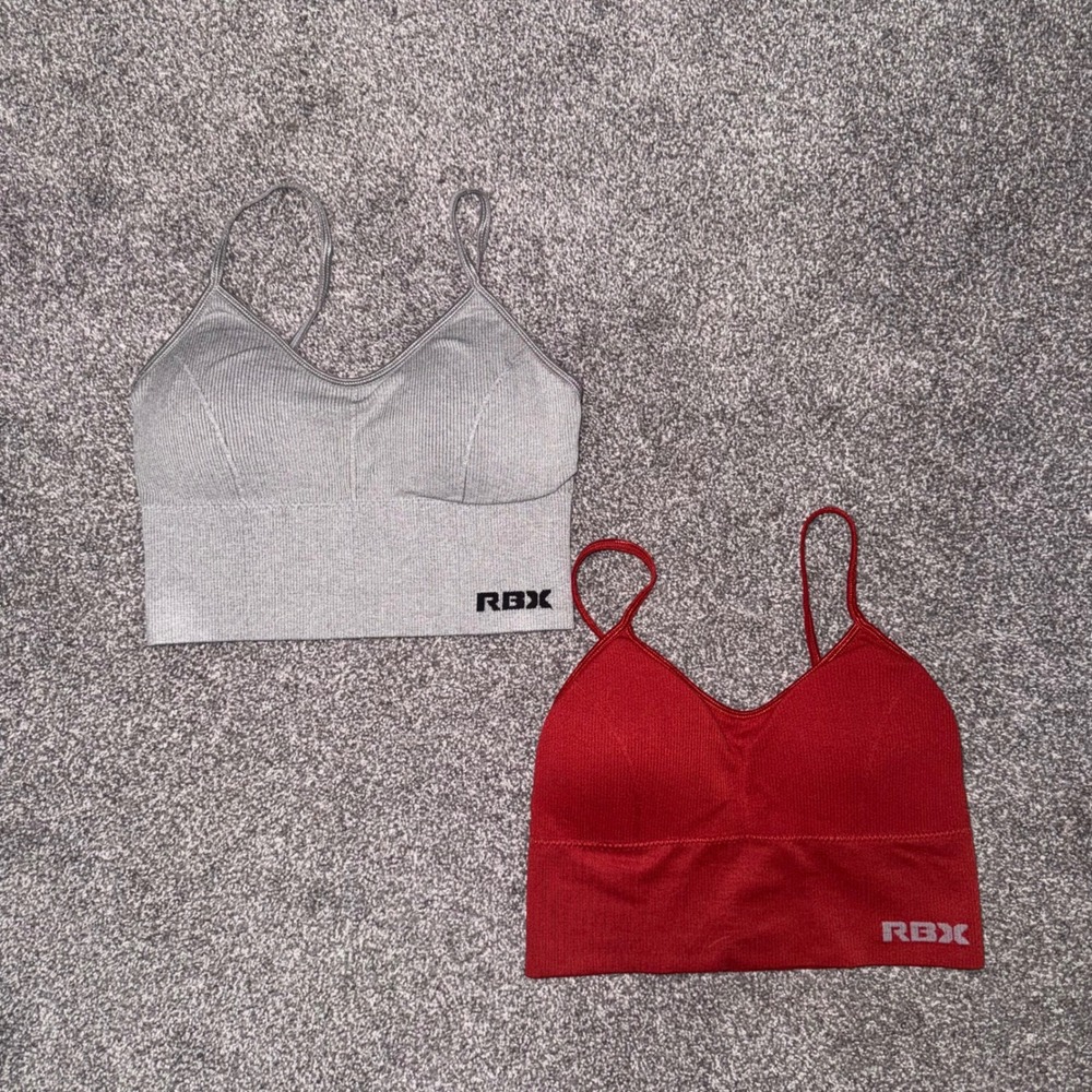 RBX Seamless Longline Ribbed Bralette Lot of 2 Size Medium NWOT